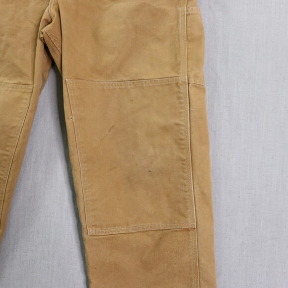 Vintage Carhartt Duck Overalls Men’s 42x30 Brown Workwear USA Made Distressed - Picture 10 of 16